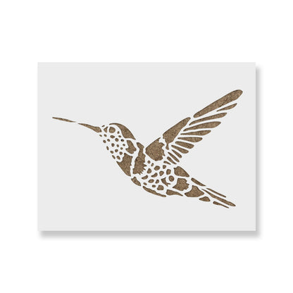 Hummingbird Stencil