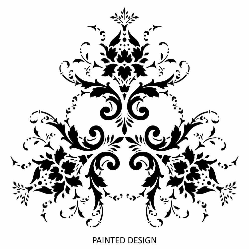 Devinne Damask Stencil